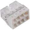 Pawbol E.4184T Greito prijungimo jungtis 2,5 mm2, 8 kontaktų, balta, E.4184T /50 vnt./