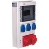 PCE Statybinis skirstomasis skydas LULIN 9mod, be 3x220V, 16A / 5P 32A / 5P 9017506W - 9017506W