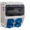 PCE LUBLIN stacionarus skirstomasis skydas 9 moduliai su 4xGS 16A 250V FI40 IP44 9018012 - 9018012