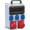 PCE 90EKO002 ECOLINE nešiojamas skirstomasis skydas 2x32A/5P 3GS be IP44 apsaugos 90EKO002