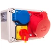 PCE 9769225W Stacionarus skirstomasis skydas KOŁO 32A/5P GSxTOPIK 10A R.0-1 32A 3P IP44 9769225W