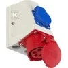 PCE Cable iš CEE 16A 400V 3P + Z + N + 230V su kabeliu varžtas IP44 9215-6F.