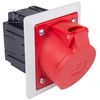 PCE Mazgas su 16A 5P 400V / 80x97 / raudona IP44 TWIST 415- 6pkr