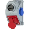 PCE Kištukinis lizdas su jungikliu L- 0- P 32A 5P 400V 230V IP44 COMBO- POL (960625411W)