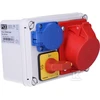 PCE Plastikinis stacionarus jungiklis tipas "Ratas" 16 / 5 GS + 16A 0-1 IP44 (9769215W)