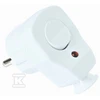 PCE 16A IP20 2P + Z kampinis kištukas su 0-1 jungikliu ir baltu diodu (9002216)
