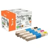 Peach 112100 kaseta su tonerem 4 vnt. Zamiennik Juodas, Cyjan, Purpurowy, Geltonas