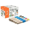 Peach 112228 kaseta su tonerem 5 vnt. Zamiennik Juodas, Cyjan, Purpurowy, Geltonas