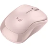 Belaidė kompiuterio pelė Logitech M240 Silent Bluetooth Mouse, rožinės spalvos + Studio Series pelės kilimėlis