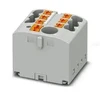 Phoenix Contact 3273264 Blok rozdzielczy PTFIX 6X2,5 GY, pilka złącze przemysłowe - 6 punktów przyłączeniowych o przekroju 2,5mm2