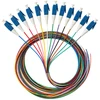 Pigtail SM 1J 9/125 kištukas LC/UPC ilg. 2 m "EASY STRIP" pakuotė 12 vnt. įvairiaspalviai ALANTEC