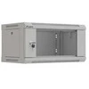 LANBERG prie sienos pakabinama Rack spintelė 19" 4U 540x350 pilkos stiklinės durys (plokšta pakuotė)
