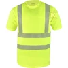 Prof HI-VI (FLUO) GELTONOS L. marškinėliai
