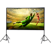 Projektorius EXTRALINK FOLDABLE Projektoriaus ekranas 100" 16:9, 220x125cm, Baltas, WITH STAND, PSF-100