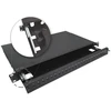 Teleskopinė šviesolaidinė komutacinė panelė 24xSC simplex / 24xLC duplex 19" 1U su tvirtinimo priedais (lizdais, juostelėmis) ALANTEC