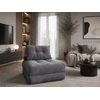WOBA pouffe-mattress, dark pilkas