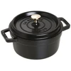 Apskritas ketaus puodas Staub – juodas, 2,2 l