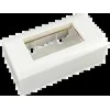 Komplektas 2M Alantec baltas Box + atrama + rėmas 90x45