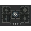 Bosch Serie 6 PPQ7AAI40 Gas hob 75 cm Tempered glass, Juodas