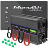 QOLTEC 51928 Monolitinis įtampos keitiklis 4000 MS Wave / 12V iki 230V / 2000/4000W / USB