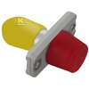 Qoltec Optinio pluošto adapteris FC/UPC - ST/UPC Simplex Singlemode