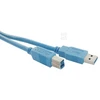QOLTEC USB 3.0 kabelis prie spausdintuvo A kištukas B kištukas 1m