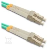 QOLTEC 54081 optinis patchcord LC/UPC – LC/UPC daugiamodis 50/125 OM3 dvipusis 15m