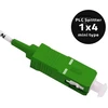 Qoltec Splitter 1x4 | SC/APC – SC/APC | G.657A | Vienmodis | 0,9 mm