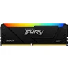 RAM KINGSTON 64GB 3200MT/s DDR4 CL16 DIMM rinkinys iš 2 FURY Beast RGB