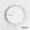 Engo Controls Engo ESIMPLE termostatas su ratuku 230V šildymui/šaldymui baltas