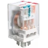 Relpol A00012 Pramoninė relė 4P 12V DC AgNi R4N-2014-23-1012-WTL A00012