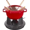 Fondue rinkinys Staub – 16 cm, raudonas