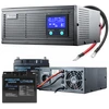 Extralink Piorun 2000VA/1600W keitiklio komplektas + 2x Extralink LiFePO4 12,8 V 40 Ah akumuliatoriai | Nepertraukiamo maitinimo šaltinis | Grynas sinusinis signalas, akumuliatoriaus įtampa 12,8 V nuolatinė srovė + nereikalauja priežiūros