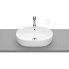 Roca The Gap Round pastatomas praustuvas 550x390 mm, baltas