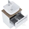 A852450806 / ROCA / KWADRO / VONIOS KOMPLEKTAS SU STALČIU IR KRAUTUVU 50 CM SU 2 STALČIAIS, Baltas BIZDIS / KEITIMAS 168443 /