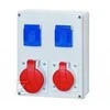 Onnline ITAline BERGAMO pastatų skirstomieji įrenginiai 1x5P 16A 1x5P 32A 2x2P + Z ITALINE (ITA00115)