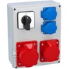 Onnline ITAline Konstravimo jungiklis FLORENC1x5P 16A 1x5P 32A 2x2P + Z jungiklis 0-1 ITALINE (ITA00120)