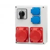 Onnline ITAline Florence pastato skirstomoji plokštė 1x5P 16A 1x5P 32A 2x2P + Z LP jungiklis ITALINE (ITA00121)