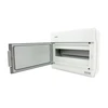 Sabaj System ALFA 13 BD Plastikinis skirstomasis skydas, 13 modulių, RAL 9003 baltos durys IP33, ALFA 13 BD