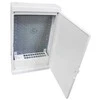 Sabaj System Sabaj Ant paviršiaus montuojama multimedijos spintelė Multialfa plastikinė 310x530x105mm baltos durys, skląstis MULTIALFA 530 BD 5-014MULTIALFA 530 BD