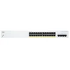 Šakotuvas CISCO Business Switching CBS220 išmanusis 24 portų gigabitinis Full PoE 382 W komutatorius su 4x10G SFP+ uplink