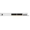 Šakotuvas CISCO Catalyst 1300X 24 prievadų komutatorius PoE+ su 385 W galios biudžetu, 4 x 10G SFP+ jungtys, 25G kaupimui