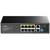 Šakotuvas Komutatorius - Cudy FS1010PG 8 Prievadų PoE Greitasis Ethernet Juodas