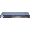 Šakotuvas 26 prievadų, 24 PoE prievadų komutatorius Hikvision DS-3E1526P-EI