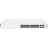 Šakotuvas HPE Aruba Networking Instant komutatorius 24 prievadų Gigabit CL4 PoE 4 prievadų SFP+ 370 W 1930 valdomas L2/L3/L4 Gigabit Ethernet (10/100/1000) PoE palaikymas 1U Baltas