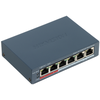 Šakotuvas SWITCH POE DS-3E1106P-EI/M 4 PRIEVADŲ Hikvision