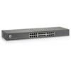 Šakotuvas Lenovo LevelOne GSW-2457 łącza jungiama į tinklą Nie zarządzany Gigabit Ethernet (10/100/1000) Juodas