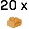 Šakotuvas Lindy 47898 bloker portów Blokada portu RJ-45 Oranžinė Kopolimer akrylonitrylo-butadieno-styrenowy (ABS) 20 vnt.