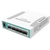 Šakotuvas Mikrotik CRS106-1C-5S tinklo komutatorius Gigabit Ethernet (10/100/1000) Maitinimas per Eternetą (PoE) Balta