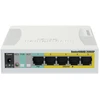 Šakotuvas MikroTik RB260GSP | Jungiklis | CSS106-1G-4P-1S, 5x RJ45 1000 Mb/s, 1x SFP, 4x pasyvus PoE